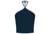 WOMEN'S Y-NECK HALTER TIE CAMI