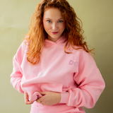 Pink Rhinestone Hoodie