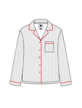 Women’s Cotton Stripe Knit PJ Top