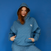 Blue Daisy Hoodie