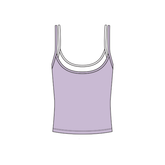 Women’s Active Layered Cami Crop Tank