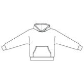 The Drop Cut Fleece Hooded Dolman Sweatshirt