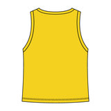 Ribbed High Neck Tank with Patch - The Collegiate Lineup