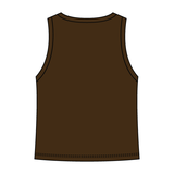 Ribbed High Neck Tank with Patch - The Collegiate Lineup