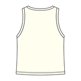 Ribbed High Neck Tank with Patch - The Collegiate Lineup