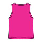 Ribbed High Neck Tank with Patch - The Collegiate Lineup