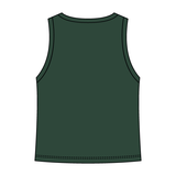 Ribbed High Neck Tank with Patch - The Collegiate Lineup