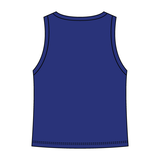 Ribbed High Neck Tank with Patch - The Collegiate Lineup