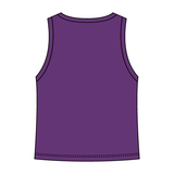 Ribbed High Neck Tank with Patch - The Collegiate Lineup