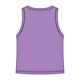 Ribbed High Neck Tank with Patch - The Collegiate Lineup