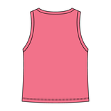 Ribbed High Neck Tank with Patch - The Collegiate Lineup