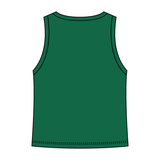 Ribbed High Neck Tank with Patch - The Collegiate Lineup