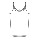 Rib Full-Length Tank with Spaghetti Straps - The Collegiate Lineup