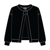 Women’s French Terry Open Front Cardigan - The Collegiate Lineup