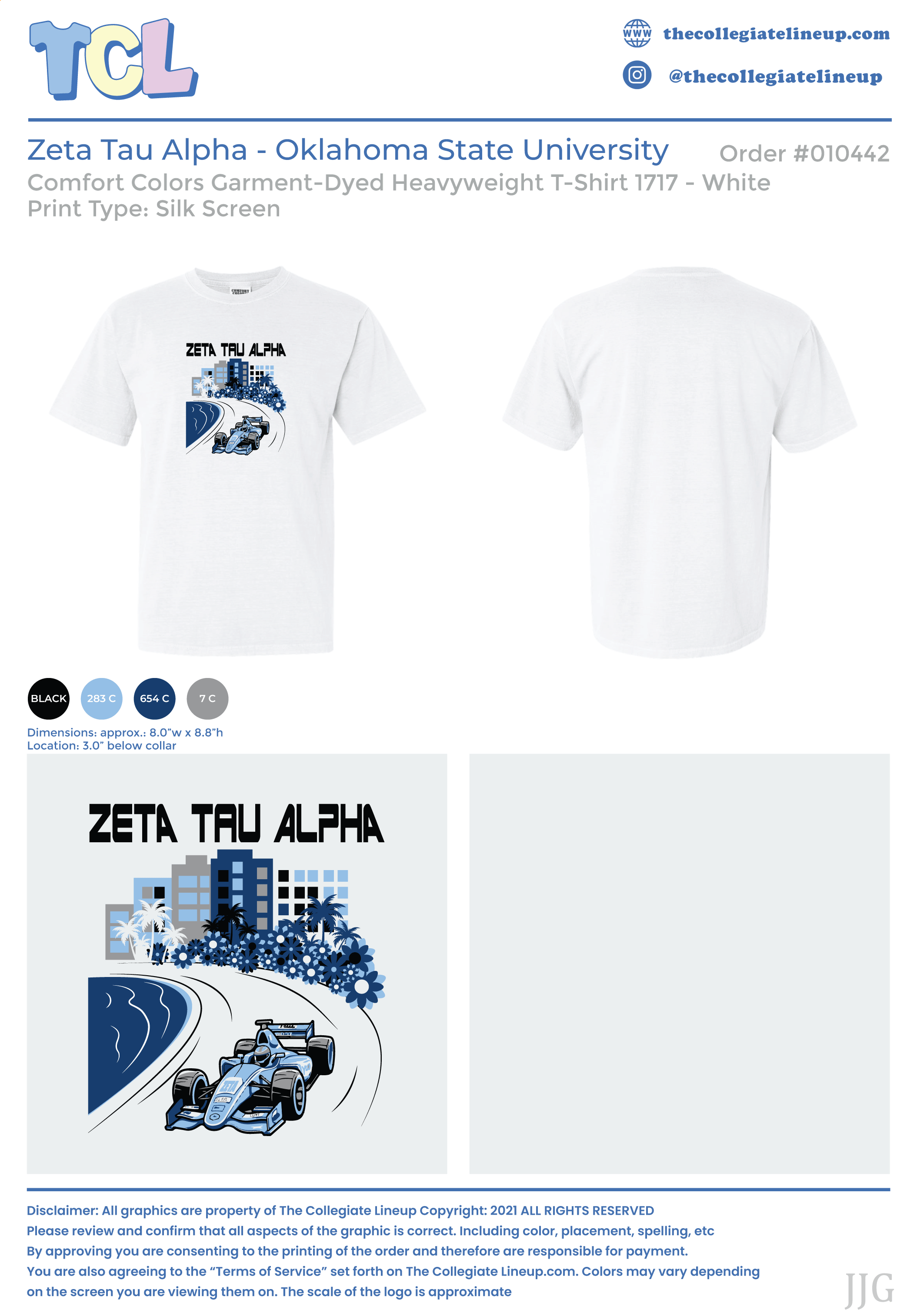 Zeta Tau Alpha Oklahoma State University 10442 The Collegiate Lineup