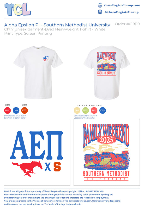 Alpha Epsilon Pi Southern Methodist University #18119