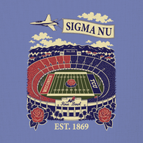 Sigma Nu Game Day Sports T-Shirt - 3602