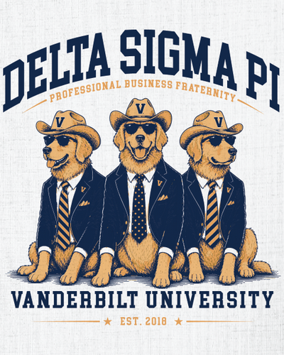 Pi Beta Phi Professional Business Fraternity Animals T-Shirt - 3603