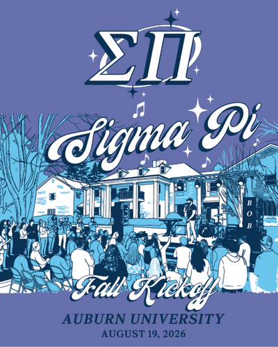 Sigma Pi Fall Rush Starbursts T-Shirt - 3582
