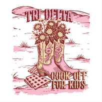 Delta Delta Delta Philanthropy Floral T-Shirt - 3585