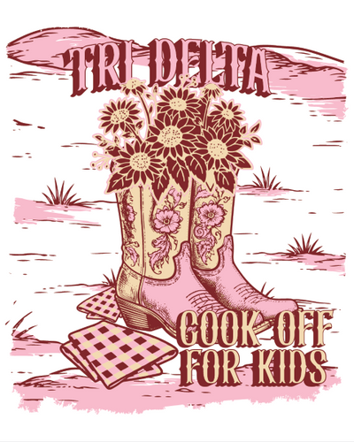Delta Delta Delta Philanthropy Floral T-Shirt - 3585