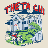 Theta Chi Chapter House T-Shirt - 3587