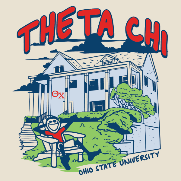 Theta Chi Chapter House T-Shirt - 3587