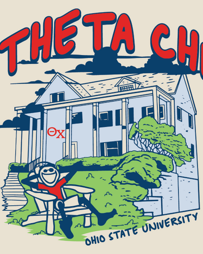 Theta Chi Chapter House T-Shirt - 3587