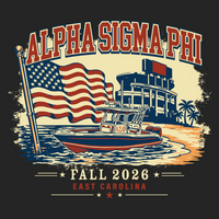 Alpha Sigma Phi Fall Rush Fraternity Freedom Collection T-Shirt - 3593