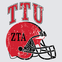 Zeta Tau Alpha Game Day Sports T-Shirt - 3594