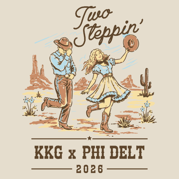 Kappa Kappa Gamma Western Floral T-Shirt - 3595