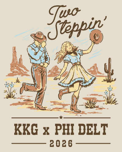 Kappa Kappa Gamma Western Floral T-Shirt - 3595
