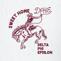 Delta Phi Epsilon Western‑style Animals T-Shirt - 3627