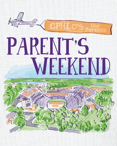 Gamma Phi Beta Parents Weekend Sports T-Shirt - 3606