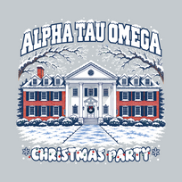 Alpha Tau Omega Christmas Party Classic Winter Fraternity House Design - 3649