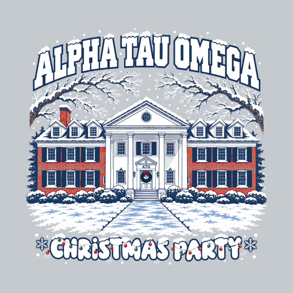 Alpha Tau Omega Christmas Party Classic Winter Fraternity House Design - 3649