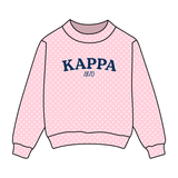 Polka Dot Daydream Full Length Mock Sweatshirt