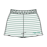 Striped Daydream French Terry Short