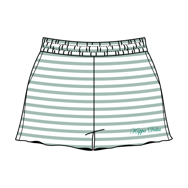 Striped Daydream French Terry Short