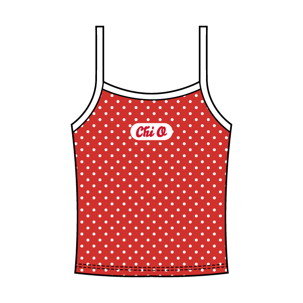 Polka Dot Women's Knit Cami Basic Tank Top