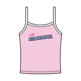 Polka Dot Women's Knit Cami Basic Tank Top