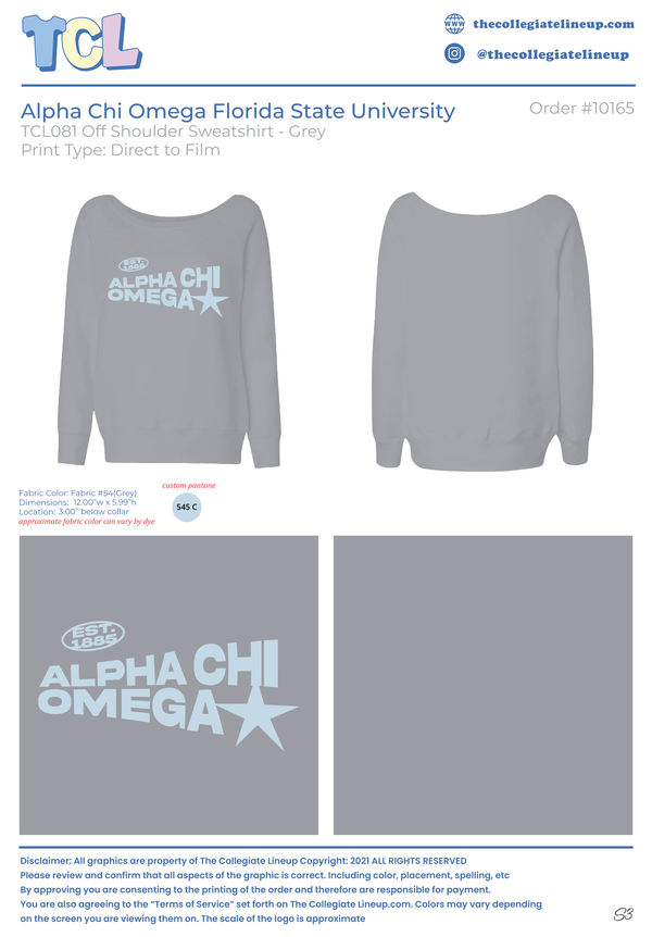 Alpha Chi Omega Florida State University #10165