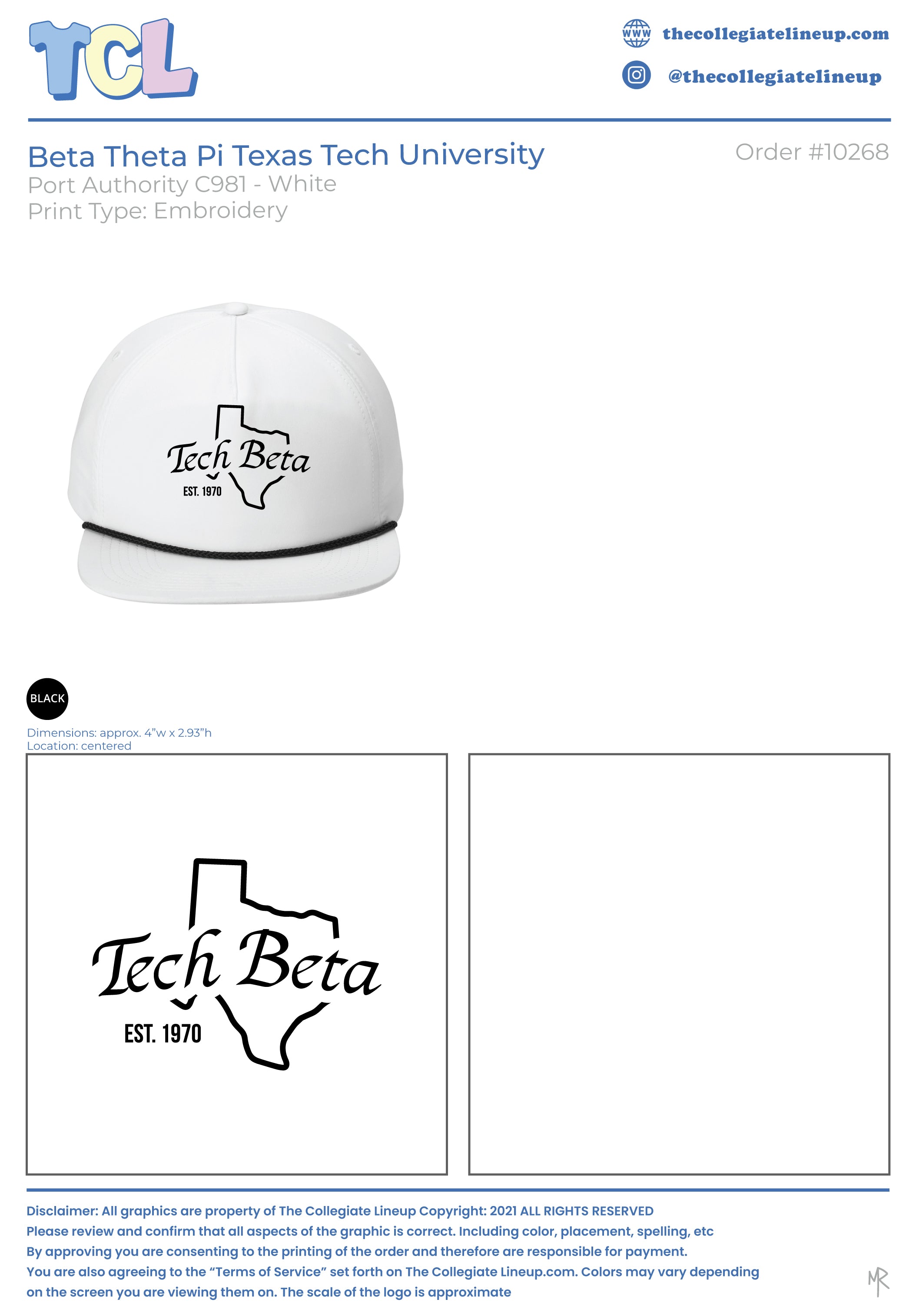 Beta Theta Pi Texas Tech University #10268 - The Collegiate Lineup