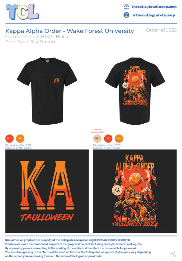 Kappa Alpha Order Wake Forest University #10665