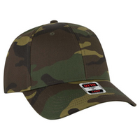 Camouflage 6 Panel Low Profile Baseball Cap