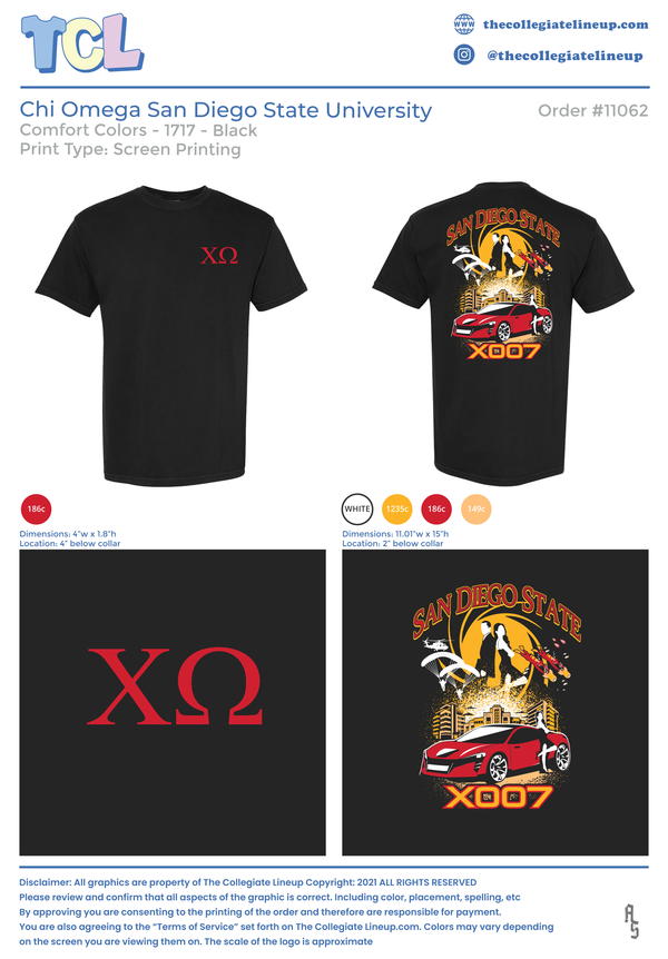 Chi Omega San Diego State University #11062