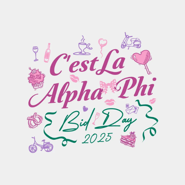 Alpha Phi Doodle Bid Day – 2823