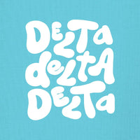 Delta Delta Delta Bubble Lettering – 2801