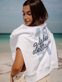 Shoreline Off-Shoulder Sweatshirt