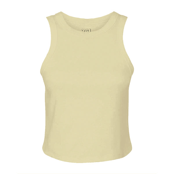 Ribbed High Neck Tank with Patch – The Collegiate Lineup